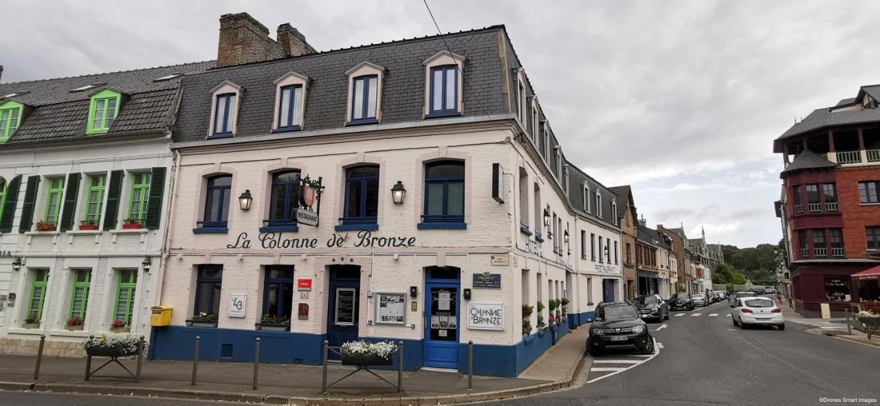 The Originals Boutique, Hotel La Colonne De Bronze, Saint-Valery-Sur-Somme Bagian luar foto