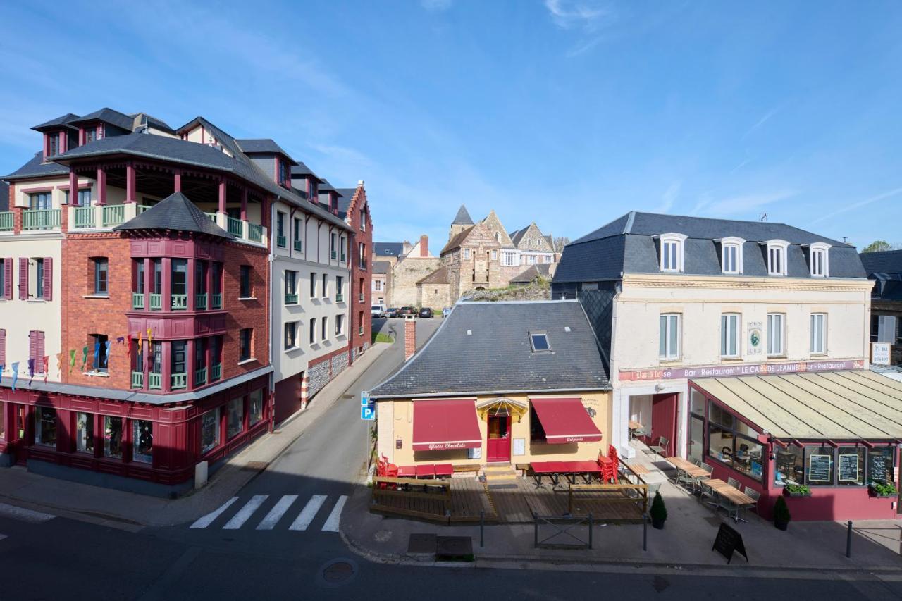 The Originals Boutique, Hotel La Colonne De Bronze, Saint-Valery-Sur-Somme Bagian luar foto